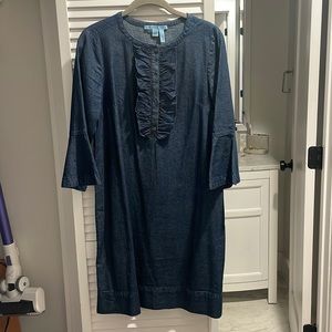 Draper James denim three quarter sleeve